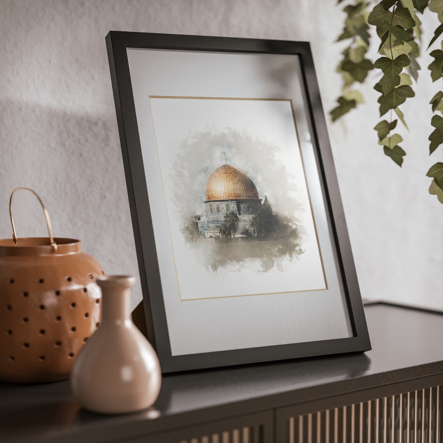 Dome of the Rock, Palestine (Framed)