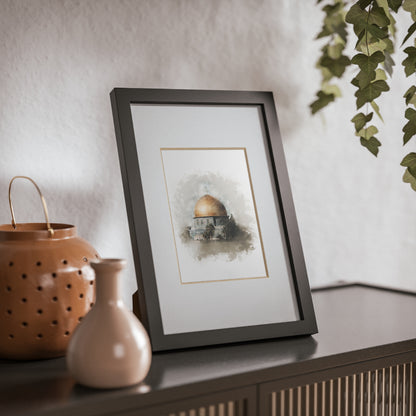 Dome of the Rock, Palestine (Framed)