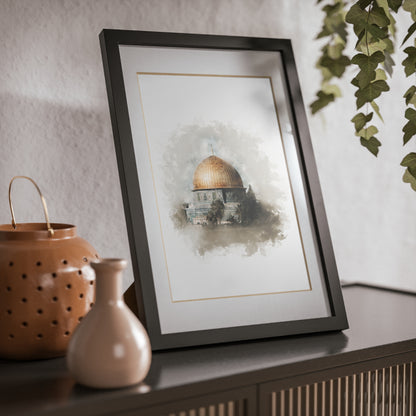 Dome of the Rock, Palestine (Framed)