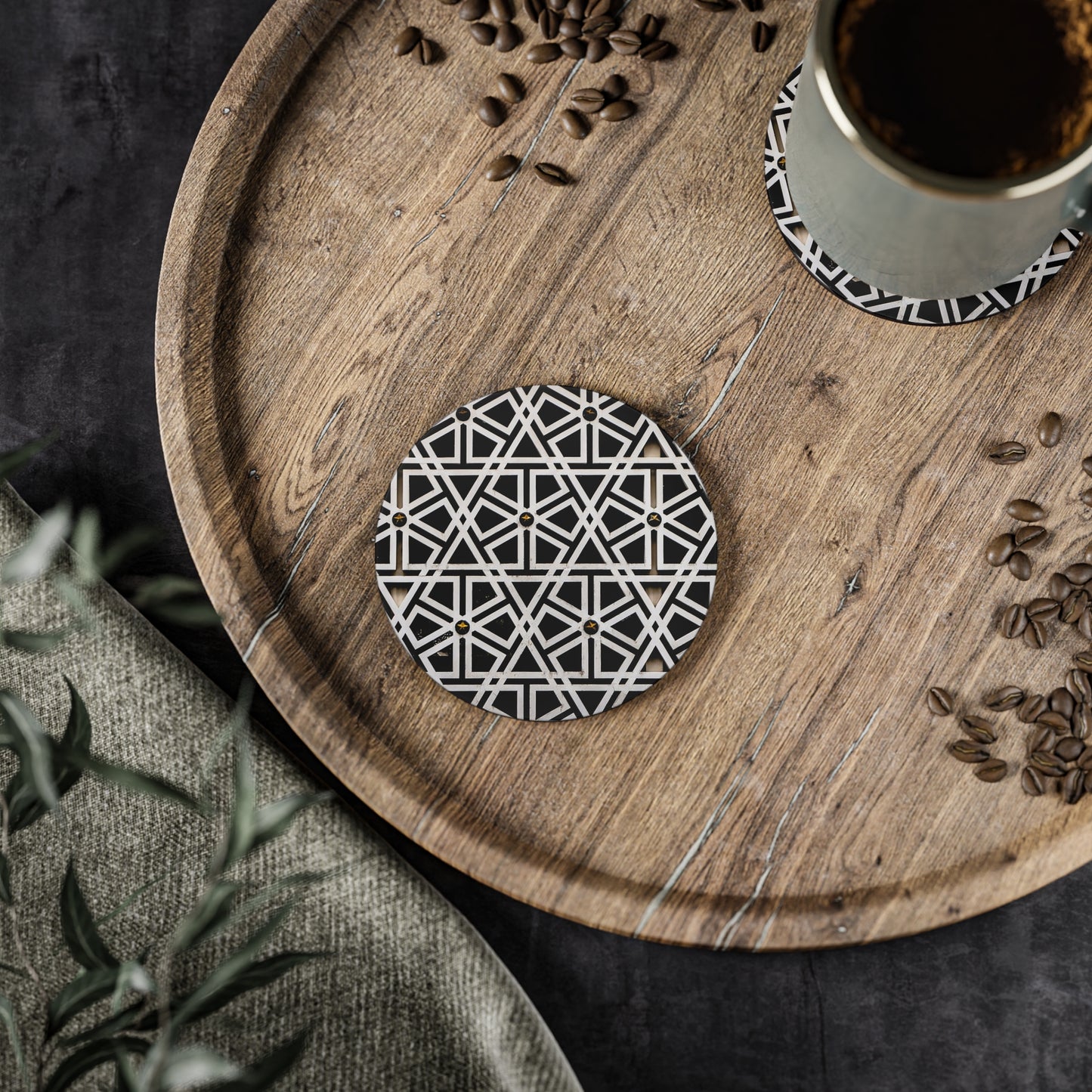 Black & White Coasters